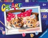 RAVENSBURGER CREART - 2 CHATS CALINS 24x18cm