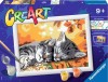 RAVENSBURGER CREART - CHATONS D'AUTOMNE  13x18cm