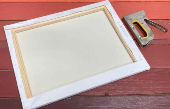 toile peinture par numéros montée sur un chassis