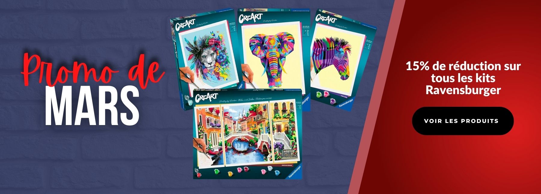 promotion peinture par numeros ravensburger creart