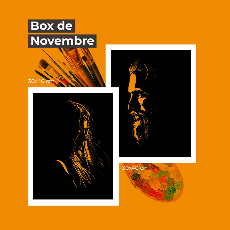 Box Découverte 1 mois Novembre 2022 Portraits Clair/Obscur