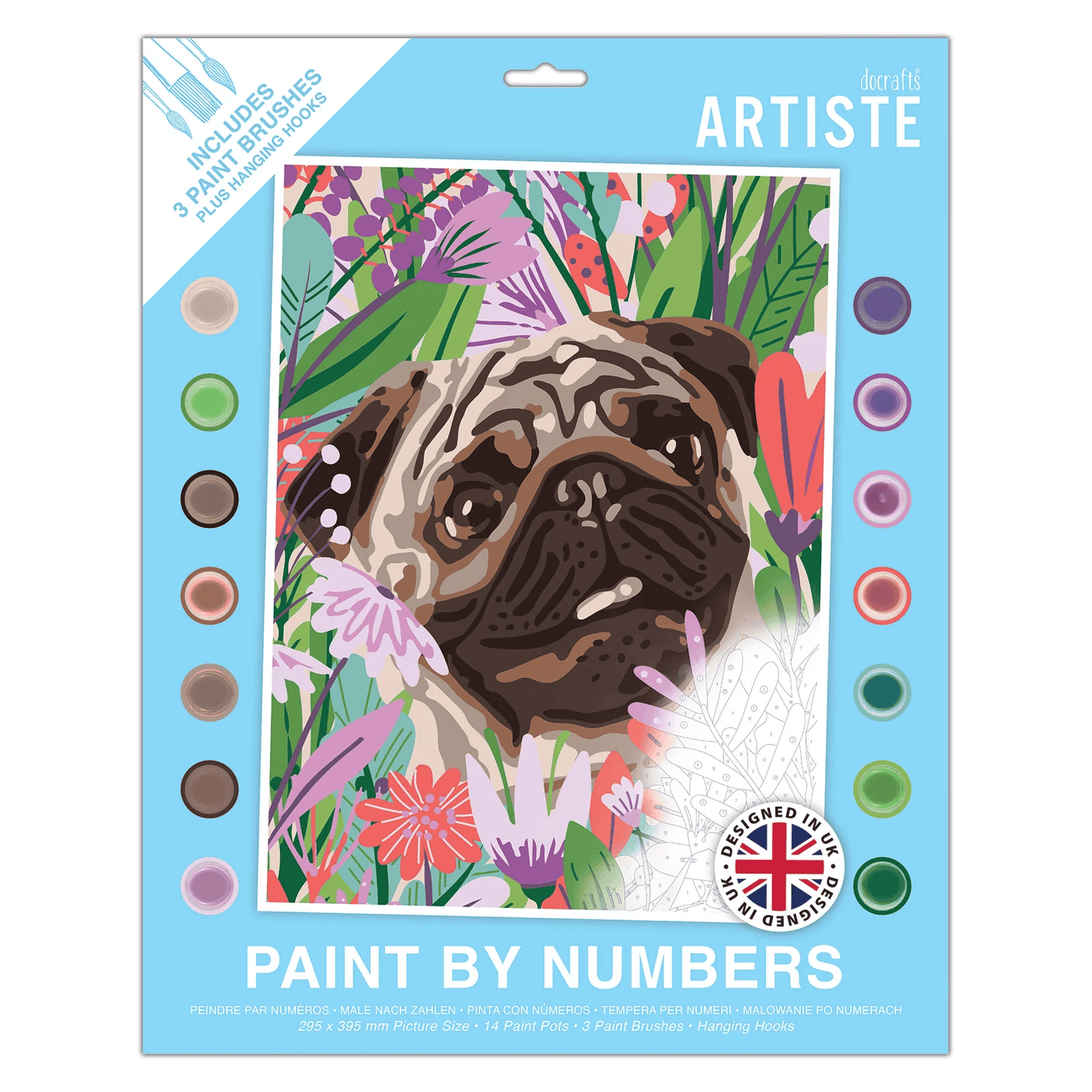 KEYIFA Kit Peinture Par Numéros Tortue Aquarelle Pour Adultes - Toile 30x30cm Avec Peintures Acryliques, Pinceaux Et DIY Créatif Pour Décoration Maison Peinture Par Numéros Toile 30x30cm