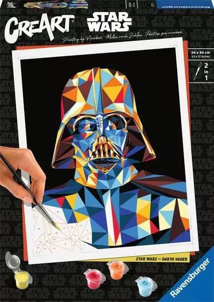 CreArt Peinture Par Numéros – Stormtrooper Star Wars – 24x30 Cm – Loisir Créatif Adulte – Ravensburger – Dès 12 Ans