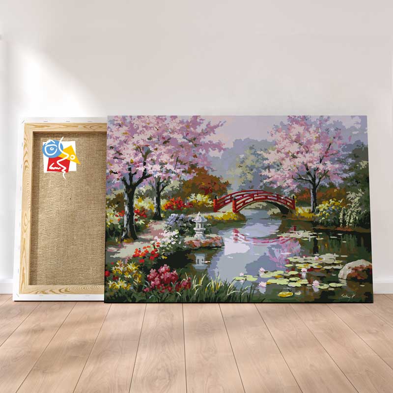 Jardin Japonais En Fleurs
