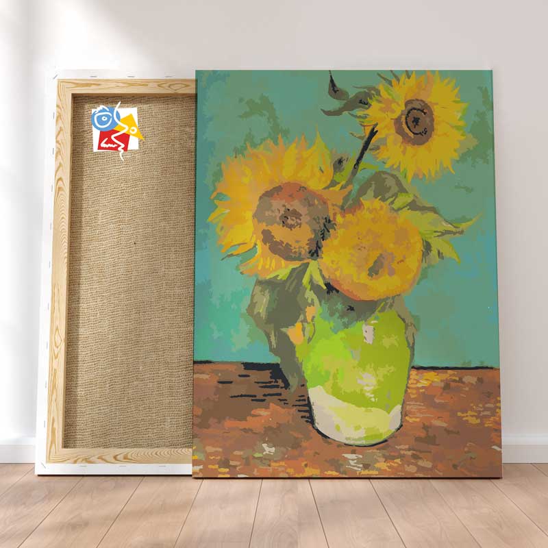 Trois Tournesols Dans Un Vase 1888