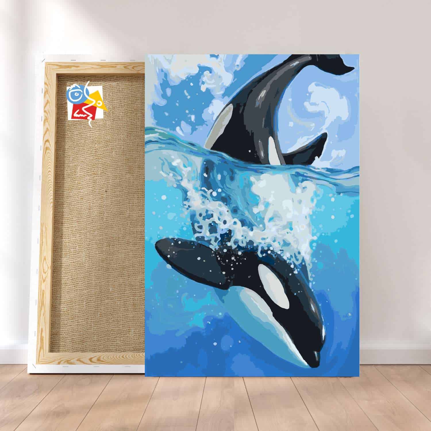Baleine – Peinture par numéros main image 0