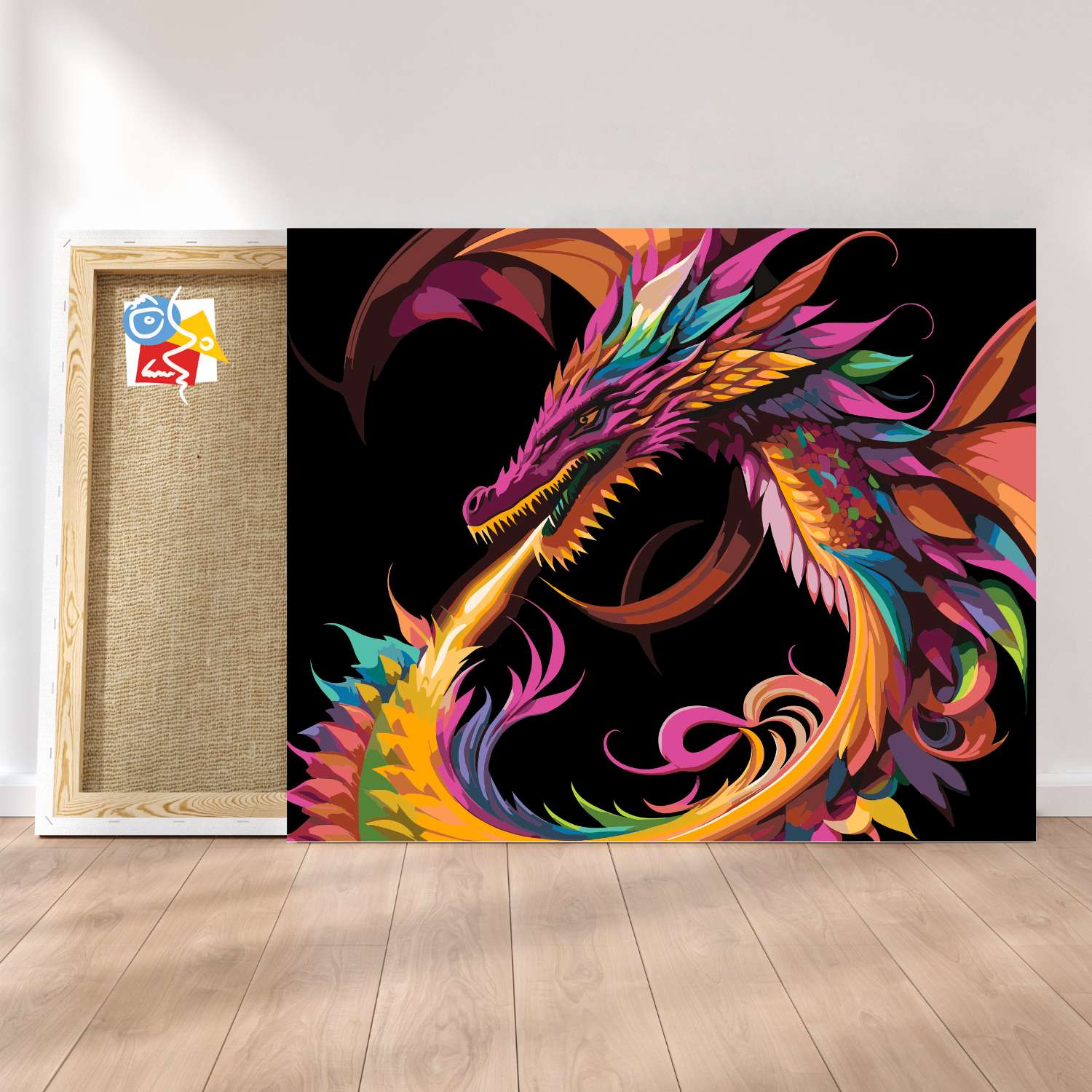 Dragon pop art