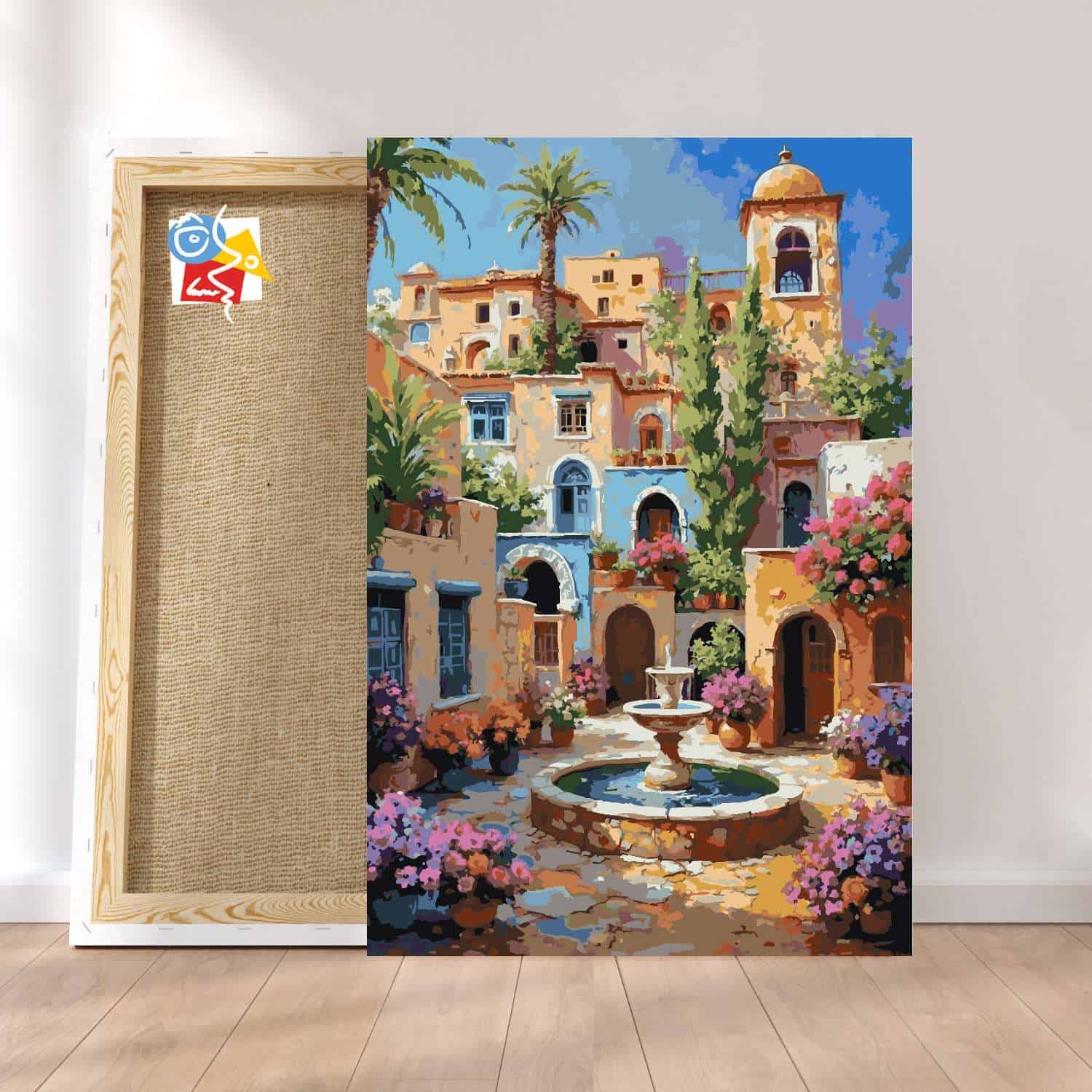 WK-270 Kit de peinture à l'huile par numéros pour adultes - Paysage du