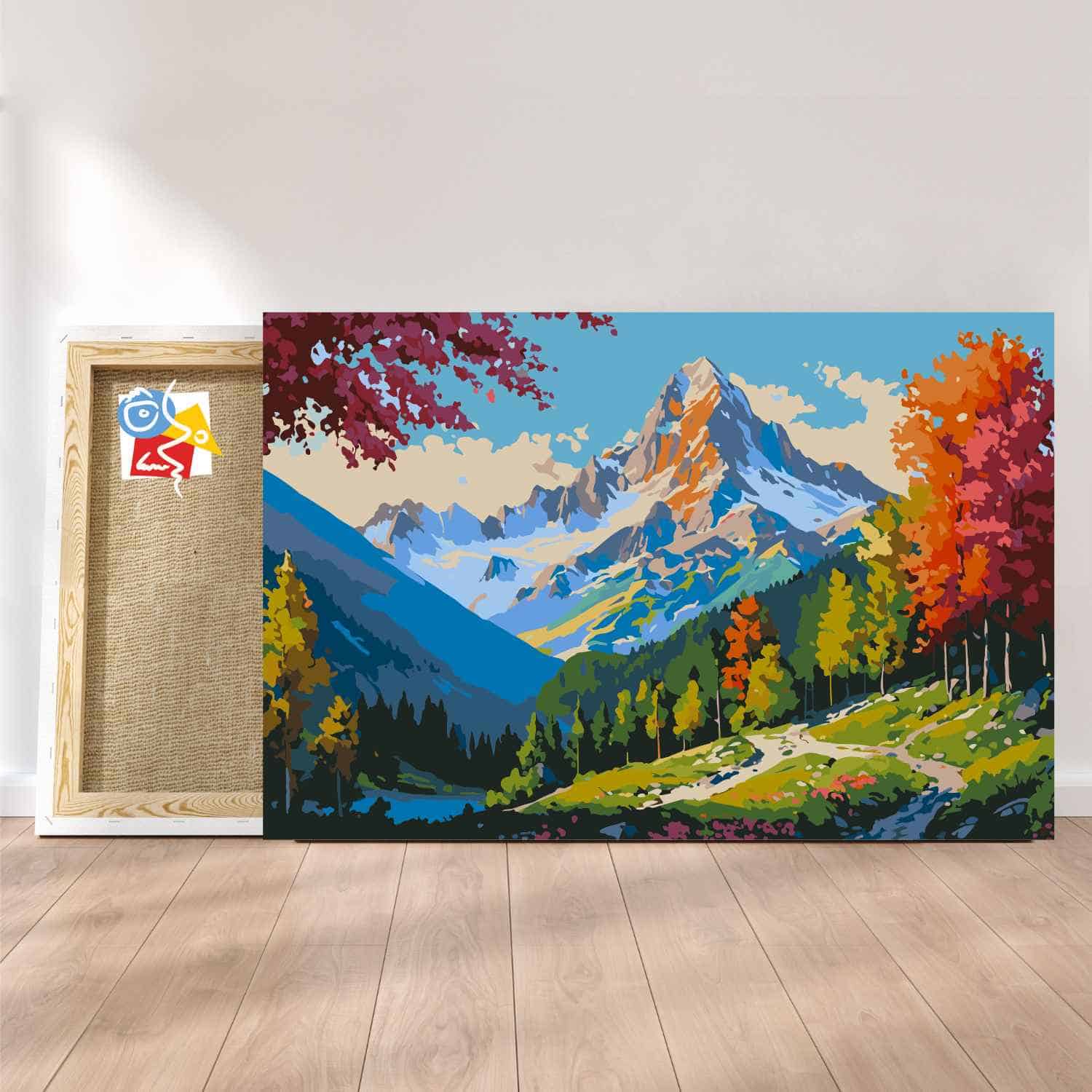 Kit Peinture Par Numéros Cocktail Lot De 6 - Toile 15x20 Cm Avec Cadre - Pour Adultes Débutants, Déco Bar