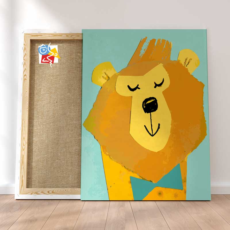 Petit Lion Au Noeud Papillon