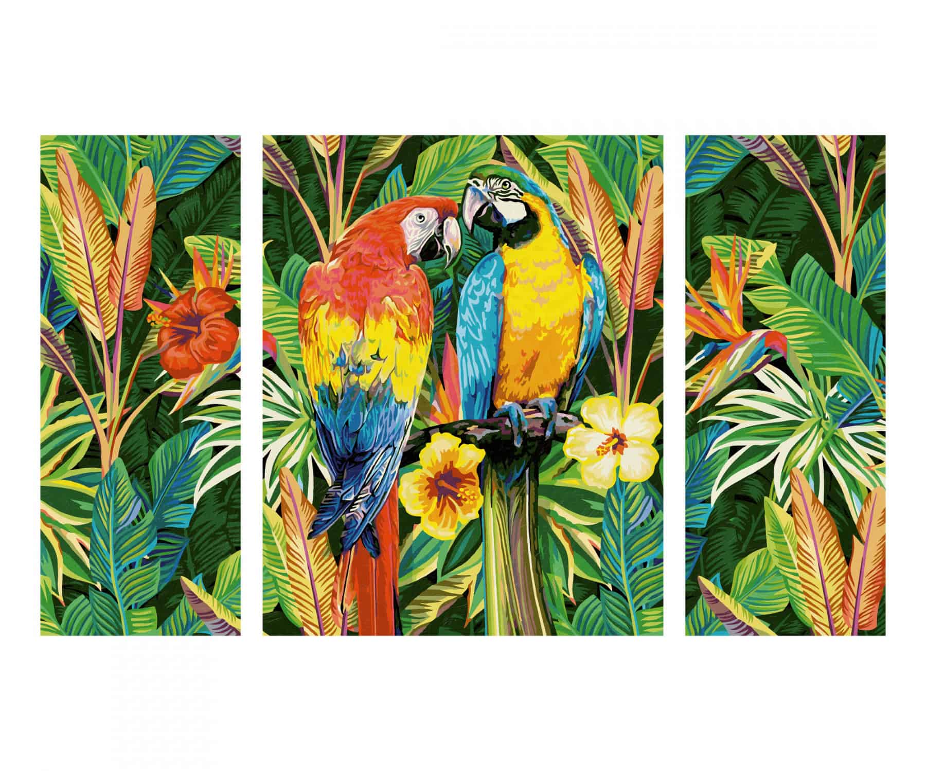Peinture Par Numéros Schipper – Forêt De Bouleaux – Kit Complet Avec Pinceaux Et Peintures Acryliques – Toile 24 X 30 Cm Pour Adultes