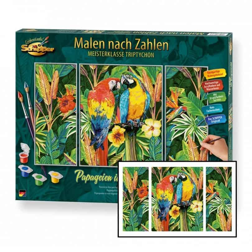 Schipper Peinture Par Numéros - Licorne Dans La Forêt Enchantée - Kit Créatif Eichhorn