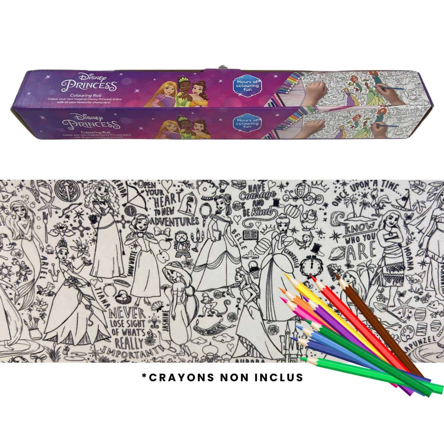 Rouleau de coloriage - Princessse Disney
