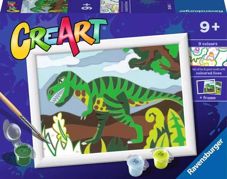 Ravensburger Creart -  Dinosaure 13X18Cm