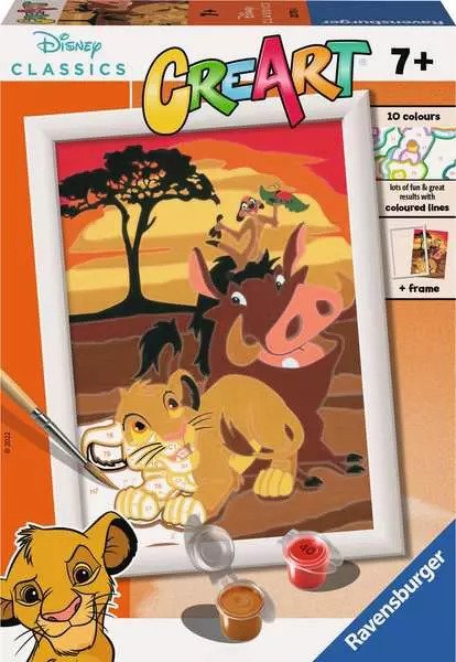 Loisir Créatif Peinture par numéros CreArt A King's Path Déco Lion 23516 Loisir Créatif Peinture par numéros CreArt A King's Path Déco Lion 23516