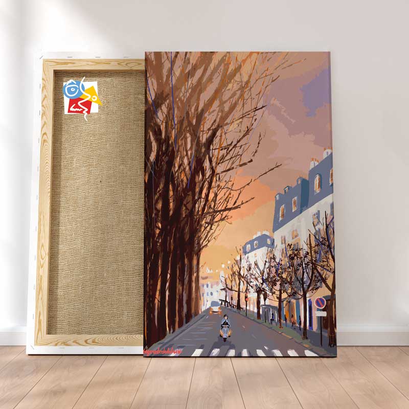 Fin De Journe Dans Les Rues De Paris