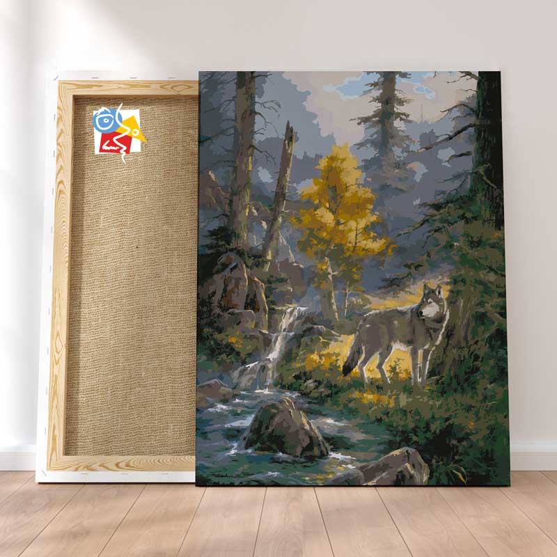 Loup Solitaire En Fort
