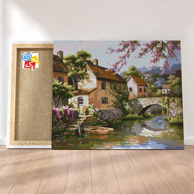 Canal D'Un Village De L'Arrire Pays
