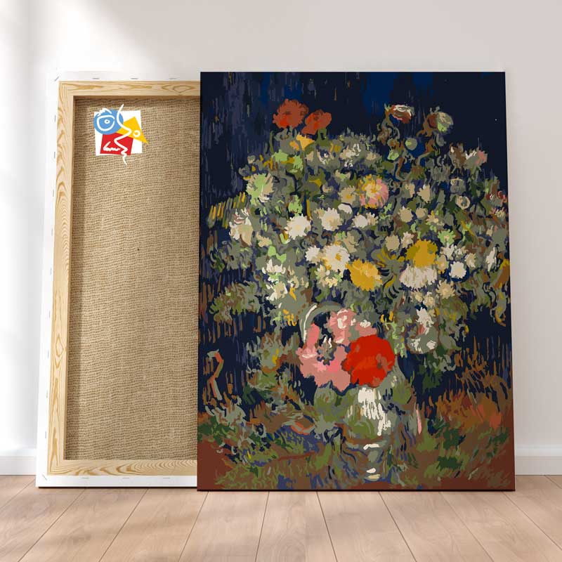 Bouquet De Fleurs Dans Un Vase 1890