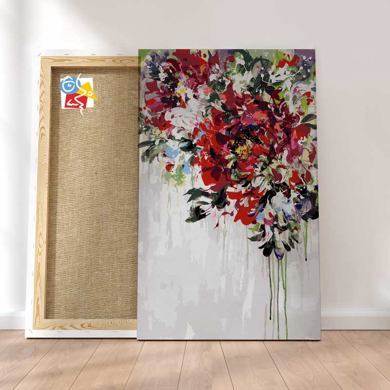 Bouquet Rouge Et Blanc Moderne