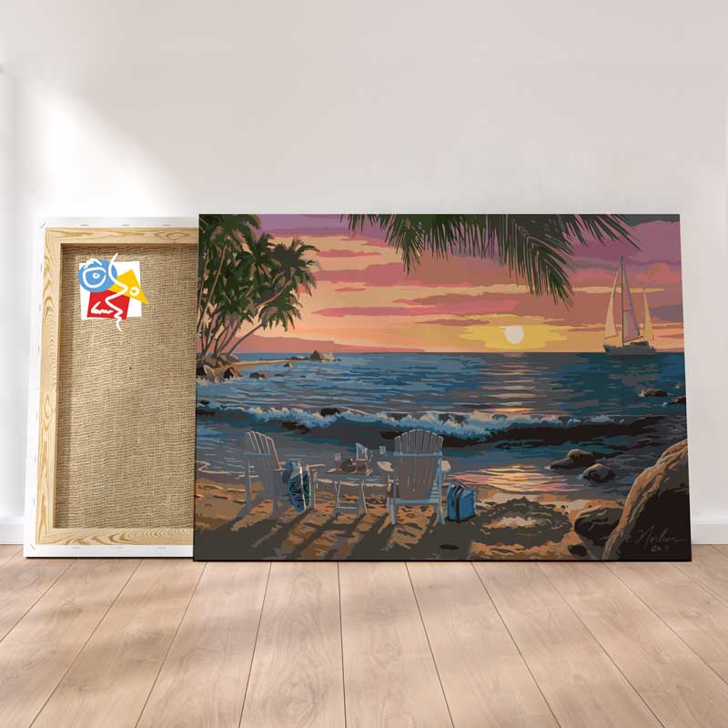 Coucher De Soleil Sur La Plage