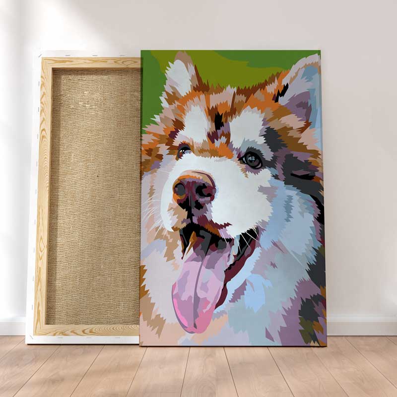 Husky Heureux