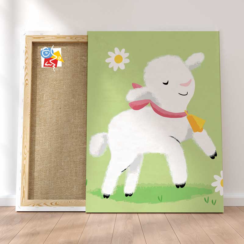 Petit Mouton Dans Le Pr